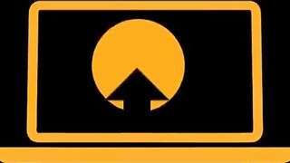 Attractive brunette guides a large toy in her tiny vagina