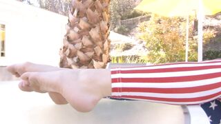 Red head teen is getting her pink pussy stretched WIDE