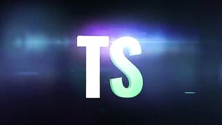 Macy Meadows and Krissy Knight wear uniform in a 3some