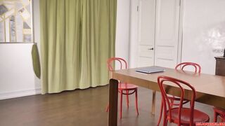 Anna Katz wearing nylons in her latest MILF fetish scene