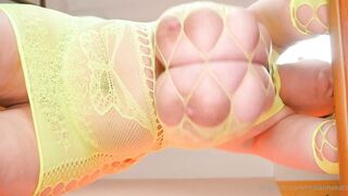 Stacked OnlyFans lady showing off with her boobies