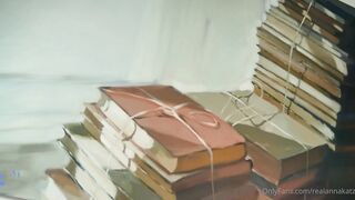 Stacked MILF Anna Katz bouncing on a colossal sex toy