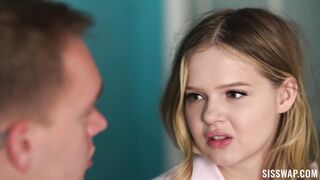 Skinny teen with a perfect coochie enjoys hardcore love