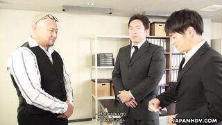 Yura Hitomi is a hot MILF that fucks everyone at work