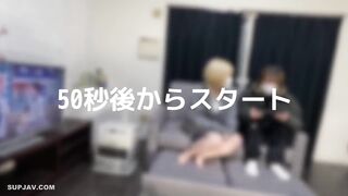 Attractive Asian babe blows a man in front of her sister