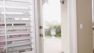 Stockings wearing Laney Grey impales herself on a cock