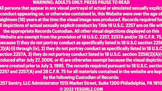 Emma Rosie gets chocked violently during hard teen gape