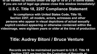 Audrey Bitoni shows her big tits during hard loving