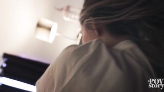 Coco Lovelock lets him pound her teen pussy on a bed