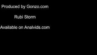 Porn2all - Sex Crazed PAWG Rubi Storm Takes Balls Deep 3on1 DP Pounding