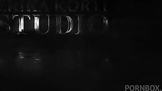 Porn2all - Piss queen Funky Town gets her first double anal penetration from 5 black cocks