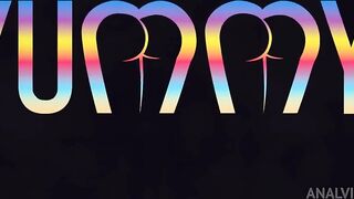 Porn2all - Vitoria Beatriz swallows Natasha Rios fist with her big ass to stretch for dp with five big cocks, lots of atm, anal rimming and very wet