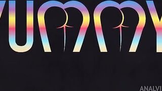 Porn2all - Cute Bunny Vitoria Beatriz gets nasty treatment by five big black cocks