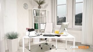 Porn2all - New Angel Wicky Dominant Boss Takes Huge Facial After Seducing Married Employee