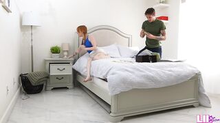 Porn2all - New Madi Collins Stuck On Stepbro