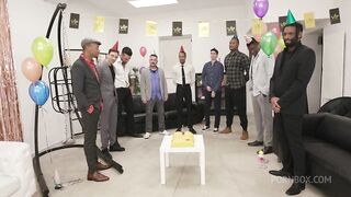 Porn2all - Rebel Rhyder Birthday Party Wet 9on1