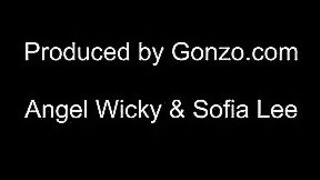 Porn2all - Curvy czech babes Angel Wicky & Sofia Lee assfucked together at studio Gonzo