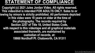 Porn2all - JulesJordan Gabbie Is A Big Titted Angle Who Loves It Up The Ass