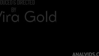 Porn2all - Milka & Mia Cheers Threesome Two Small Ass and Monster Cock with Gapes and