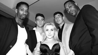 Porn2all - Blonde Girl FOursome Gangfucked and DP by 4