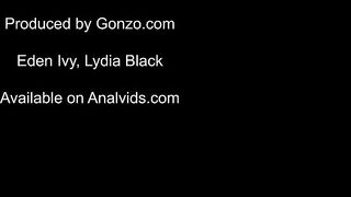 Porn2all - New Eden Ivy & Lydia Black PEE DRINK 5on2 DAP