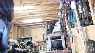 Porn2all - NaughtyRedFarmgirl a hardcore anal pounding quicky in the tack shed