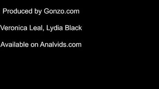 Porn2all - PEE DRINK 5on2 DP Piss Loving Veronica Leal And Lydia Black Get DPd During Fuck Fest