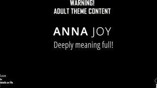 Solo movie that shows a horny momma Anna Joy cumming