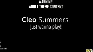 Solo stunner Cleo Summers is fingering herself silly