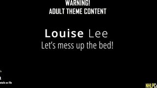 Solo movie that shows Louise Lee rubbing her cunt hard