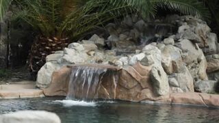 Young and Busty Ashley Adams riding cock outdoor