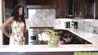 MILF Penny Barber enjoying meaty young penis deep inside