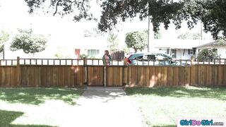 Lesbian movie with lots of pussy licking and nipple sucking