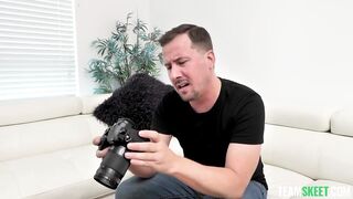 Payton Preslee gets into a hardcore experience on the set