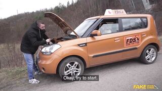 Mia Brown is a MILF that fucks her driving instructor