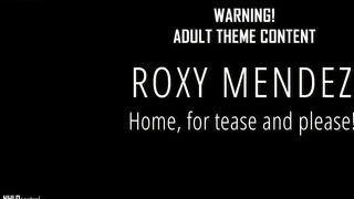 Roxy Mendez going solo in a passionate porn movie