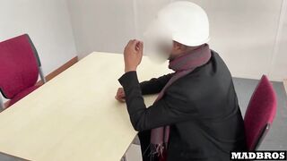 NEW Pretty French girl cheats on her husband with his coworkers
