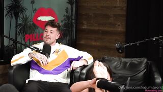 Porn2all - Kazumi Squirts And Cherie Deville Threesome On Pillowtalk Podcast onlyfans