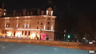 Paola Hard - Spanish tourist Paola fucked in public by two french bbc