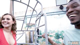 Porn2all - New busty Jessie Rogers Traveled A Long Way For This DP