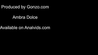 Porn2all - LegalPorno Busty redhead Ambra Dolce assfucked by 3 BBC with DP and Piss Drinking