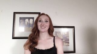 21yo Light Eyed Red head Amber Butt Fucked In First Casting Ever!