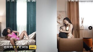 BRAZZERS - Gorgeous Girls Kira Noir And Elsie Team Up Ti Give Mazze A Fuck He Will Never Forget