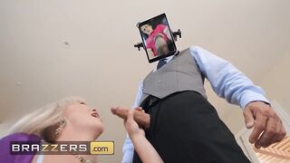 BRAZZERS - Slutty Kay Carter Gets Her Eager Ass Fucked By Scott Right After Her Husband Leaves