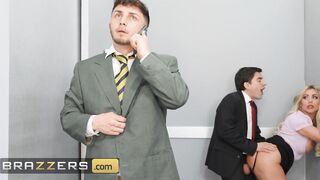 Brazzers - Elevator Breaks Down & Horny Carla Boom Takes Two Cocks Until It Gets Fixed