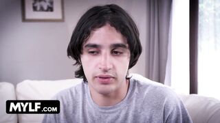 Cougar Goddess Payton Preslee Convinces Her New Stepson To Fuck Her Hard Like Her Man Never Did