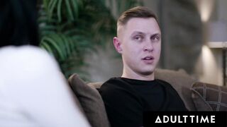 ADULT TIME - Naughty MILF Stepmom Reagan Foxx Gives Her Horny Stepson Jerk Off Instructions!