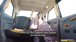 Fake Taxi Bengali nurse takes a big cock in her her tight Asian pussy with her big tits out