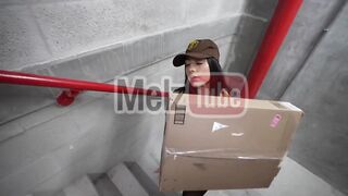 New MelzTube - UPS Delivery Girl Fucked Hard By