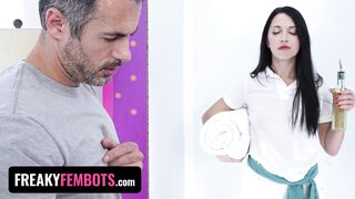 Sex Robot Alex Coal Gives Muscular Stud Passionate Massage With Happy Ending - Freaky Fembots